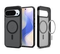 Spigen Ultra Hybrid MagFit Coque pour Google Pixel 10 Pro XL - Frost Noir | Compatibilité MagSafe avec aimant intégré, Technologie Spigen Dura-Clear anti-jaunissement, Structure hybride TPU et PC