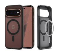 Spigen Ultra Hybrid MagFit Coque pour Google Pixel 11 Pro XL - Frost Noir | Compatibilité MagSafe avec aimant intégré, Technologie Spigen Dura-Clear anti-jaunissement, Structure hybride TPU et PC