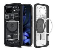 Spigen Ultra Hybrid MagFit Coque pour Google Pixel 9a - Zero One Noir