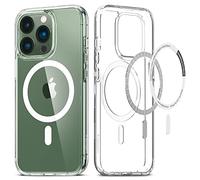 Spigen - ACS03267 - Ultra Hybrid Magfit Coque pour iPhone 13 Pro MagSafe [Anti-Jaunissement] - Blanc