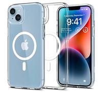 Spigen Coque pour iPhone 14 Ultra Hybrid MagFit – Anti-jaunissement 6,1 pouces Blanc