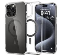 Spigen Coque Ultra Hybrid MagFit iPhone 15 Pro – Anti-jaunissement, MagSafe, 6,1 pouces, Blanc