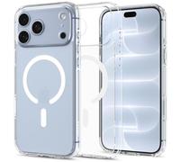 Spigen Ultra Hybrid MagFit Coque pour iPhone 18 Pro Max/iPhone 17 Pro Max | Frost Blanc, Compatible MagSafe, Technologie DuraClear, Anti-jaunissement et Collection Signature.