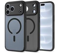 Spigen Ultra Hybrid MagFit Coque pour iPhone 18 Pro Max/iPhone 17 Pro Max | Frost Noir, Compatible MagSafe, Technologie DuraClear, Anti-jaunissement et Collection Signature.