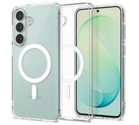 Spigen Ultra Hybrid MagFit Coque pour Samsung Galaxy S26 FE - Blanc | Compatibilité MagSafe avec aimant intégré, Technologie Spigen Dura-Clear anti-jaunissement, Structure hybride TPU et PC