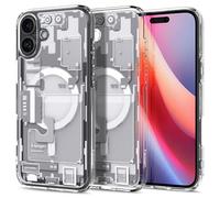 Spigen Ultra Hybrid MagFit Zero One Coque pour iPhone 16 Plus - Blanc