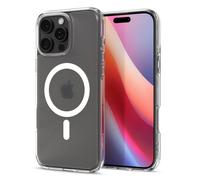 Spigen Coque pour iPhone 16 Pro, Ultra Hybrid MagFit, [Semi-Transparent] 6,3 Pouces - Frost Clair