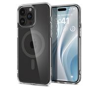 Spigen Coque pour iPhone 15 Pro, Ultra Hybrid MagFit, [Anti-jaunissement] 6,1 Pouces - Blanc