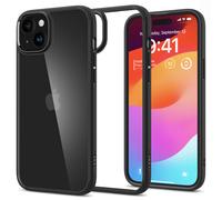 Ultra Hybrid - Coque de protection pour téléphone portable - polycarbonate, polyuréthanne thermoplastique (TPU) - noir mat - pour Apple iPhone 15
