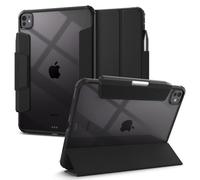Spigen Ultra Hybrid Pro Coque Compatible avec iPad Pro 11 Pouces 5ème Génération M4 (2024) [Rangement de Stylo] - Noir