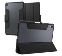 Spigen Ultra Hybrid Pro Coque Compatible avec Samsung Galaxy Tab S11 (2025) Étui avec Support pour Stylet Dos Transparent et Rigide Fonction Veille/réveil Automatique - Noir