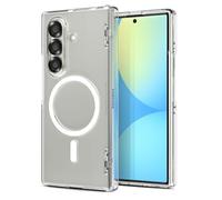 Spigen Ultra Hybrid Pro Mag MagSafe Coque pour Samsung Galaxy Z Fold 7 (Transparent/Blanc)