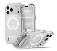 Spigen Coque pour iPhone 17 Pro Ultra Hybrid S MagFit - Version 2025, Support 360° DuraClear, Blanc