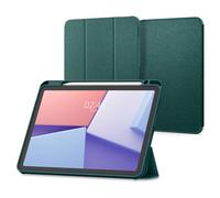 Spigen Urban Fit Coque Compatible avec iPad Air 11 Pouces 6ème Génération M2 (2024) / iPad Air 10.9 Pouces 5ème/4ème Génération (2022/2020) [Rangement de Stylo] - Vert Minuit