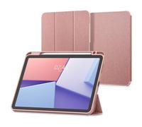 Spigen Urban Fit Coque Compatible avec iPad Air 11 Pouces M4 (2026), iPad Air 11 Pouces M3/M2 (2025/2024), iPad Air 10.9 Pouces 5e/4e Gén.(2022/2020) [Rangement de Stylo] - Or Rose