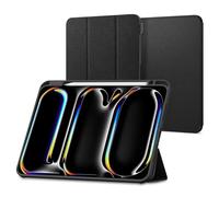 Spigen Urban Fit Coque Compatible avec iPad Pro 11 Pouces M5/M4 (2025-2024) [Rangement de Stylo] - Noir