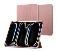 Spigen Urban Fit Coque Compatible avec iPad Pro 13 Pouces M5/M4 (2025-2024) [Rangement de Stylo] - Or Rose
