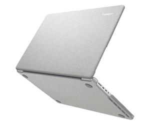 Spigen Urban Fit Coque Compatible avec MacBook Pro 16 Pouces M5/Pro/Max (2026), M4/M3/M2/M1/Pro/Max (2025-2021) Étui en Tricot Premium - Gris Chiné