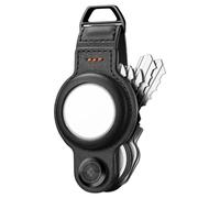 Spigen Valentinus Pro Porte-clés Compatible avec AirTag 2021 Organisateur de clés jusqu'à 5 clés Anneau pour clés de voiture - Noir