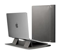 Spigen Valentinus S Housse de Protection pour Ordinateur Portable 13" 13.3" 14" Pouces, Étui Cuir PU Étanche pour Ordinateur Compatible avec MacBook Pro, Dell, Acer, ASUS, HP, Lenovo - Gris