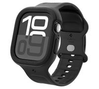 Spigen Vault Pro Coque avec Bracelet Compatible avec Apple Watch Series 11/10 46mm (2025/2024) - Noir Mat