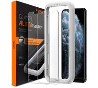 Spigen Verre Trempé iPhone 11 Pro/XS/X (5.8""), AlignMaster, 2 Pièces,Technologie Auto-Align, Anti-Rayures (AGL00109)