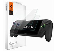 Spigen Verre Trempé [Lot de 2] pour MSI Claw 7 AI + A2VM 7" | Dureté 9H, Clarté cristalline, Anti-traces, Sensibilité tactile, Compatible coques, Protection écran
