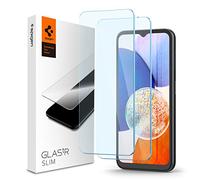 Spigen Glas.tR Slim Verre Trempé compatible avec Samsung Galaxy A14 5G, Galaxy A14 LTE, 2 Pièces, Résistant aux Rayures, 9H Protection écran
