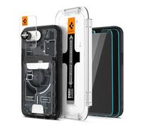 Spigen Zero One Pack - Coque MagFit Zero One et Protection d’écran/Caméra pour iPhone 17e, Portefeuille MagSafe