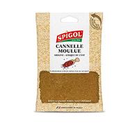 Spigol - Cannelle Moulue - Parfume et Colore vos Plats - Sachet Epices Pures Refermable - 100% Naturel - 1 Sachet de 70g