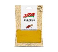 Spigol - Curcuma - Parfume et Colore vos Plats - Sachet Epices Pures Refermable - 100% Naturel - 1 Sachet de 90g