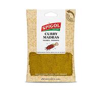Spigol - Curry Recette Madras - Parfume et Colore vos Plats - Sachet Epices Pures Refermable - 100% Naturel - 1 Sachet de 70g