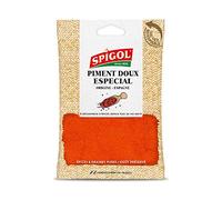 Spigol - Piment Doux Especial Moulu - Parfume et Colore vos Plats - Sachet Epices Pures Refermable - 100% Naturel - 1 Sachet de 80g