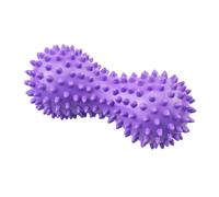 Spiikey Balle de massage violette pour douleurs ciblées au pied | Lacrrosse en PVC | Rouleau de massage ergonomique | Masseur de réflexologie à picots pour exercices de fitness, yoga, muscles