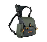SPIKA Harnais binoculaire avec Pochette étanche pour la Chasse, Vert Kaki, S, Compacte