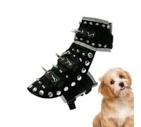 Spike Dog Harness Vest, Reflective Coyote Protection Coat, Adjustable Dog with Spikes, Sturdy Outdoor Walking & Camping, Anti-Scratch & Windproof, Small to Medium Size, Great for Adventures