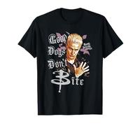 Spike Good Dogs Don't Bite Retro Vampire Y2K TV Show T-Shirt