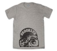 Spike Lee Brooklyn T-Shirt des Hommes, Gris, Large