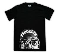 Spike Lee Brooklyn T-Shirt des Hommes, Noir, Large