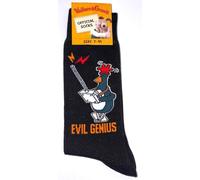 Spike Leisurewear Wallace & Gromit 'Evil Genius' Chaussettes Noir (Taille unique = 40-46)
