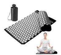 Spike Mat - Kit de massage de méditation avec coussin, tapis dorsal à pression, tapis de massage d'acupression | Accessoire de méditation pour les voyages de bureau à domicile, soulagement des