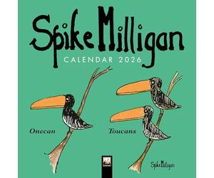 Spike Milligan Mini Wall Calendar 2026 (Art Calendar)