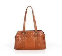 Spikes & Sparrow Sac à bandoulière en cuir 34 cm brun