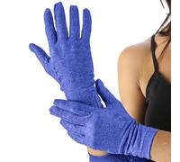 Spikenergy Gants Arthrose électromagnétothérapie - arthrite, Gant de Compression, Tendinite Poignet, 2 chaussettes antifongiques gratuities, Dispositif Médical Déductible - Made in Italy, Blu L/XL