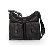 Spikes & Sparrow Arizona, Sac à bandoulière Femmes, Noir, 28 x 10 x 28 cm