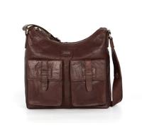 Spikes & Sparrow Arizona Sac à bandoulière pour femme, marron foncé, 28 x 10 x 28 cm