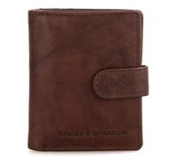 SPIKES & SPARROW Bronco Billfold Wallet RFID Dark Brown [226050] - porte-monnaie porte monnaie