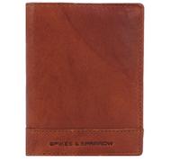 Spikes & Sparrow Porte-monnaie RFID en cuir 10 cm brun