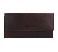 Spikes & Sparrow Porte-monnaie RFID en cuir 19 cm brun