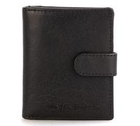 Spikes & Sparrow Porte-monnaie RFID cuir 8 cm noir